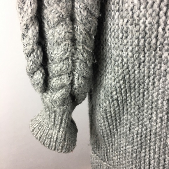 Simply Vera Vera Wong Chunky Gray Knitted Sweater - Picture 6 of 7